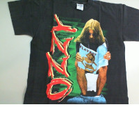 T-shirt Ozzy red sign black color size L