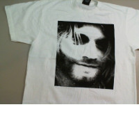 T-shirt Kurt Cobein square face size XL