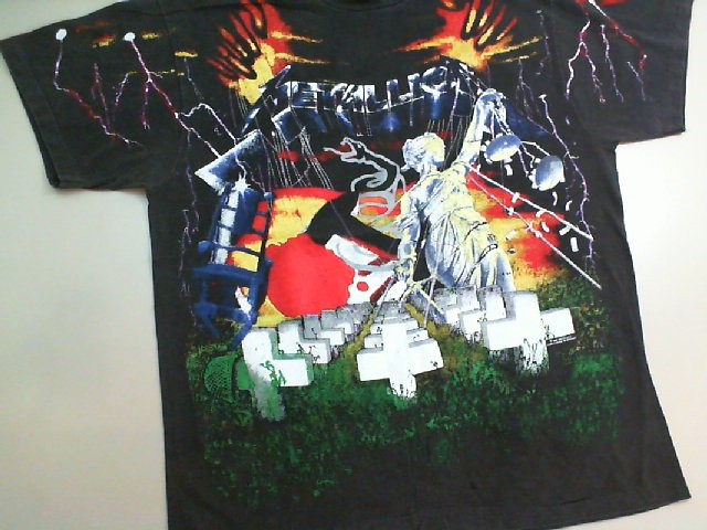 T-shirt Black color Metallica Size XL T-shirt Black color Metallica Size XL