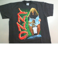T-shirt Ozzy red sign black color size XL