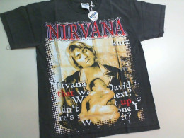 T-Shirt Nirvana with baby Black color Size Large
