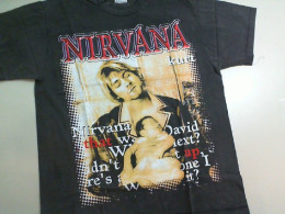 T-shirt Nirvana XL Black color with baby