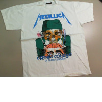 T-shirt Metallica Crush Course White size L