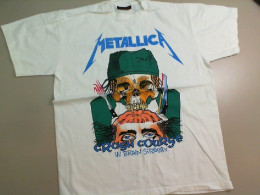 T-shirt Metallica Crush Course White size L