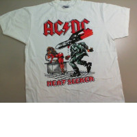 T-Shirt  ACDC Heat Seeker Size XL Color White