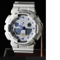 Casio WR20BAR G-SHOCK Wrist Watch, White Casio WR20BAR G-SHOCK Wrist Watch, White