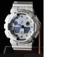 Casio WR20BAR G-SHOCK Wrist Watch, White Casio WR20BAR G-SHOCK Wrist Watch, White
