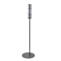 Metal stand for audio speaker, black Ikea