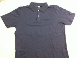 Men's polo blue UNIQLO