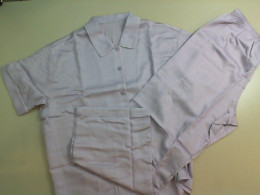 Pajama set purple trousers+shirt