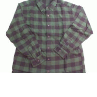Green checkered shirt UNIQLO