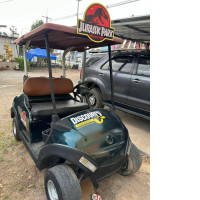 Golf car - element of the JURASSIC PARK installation (without engine, without electric motor)