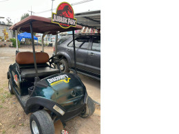Golf car - element of the JURASSIC PARK installation (without engine, without electric motor)