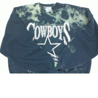 Blue longsleeve print COWBOYS