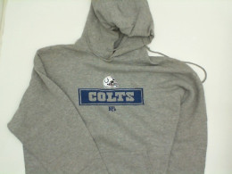 Grey hoodie with COLTS print