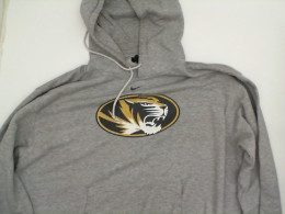 Grey hoodie with tiger print