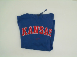 Blue hoodie with KANSAS print Blue hoodie with KANSAS print