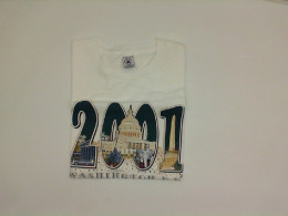 White t-shirt wiith 2001 print White t-shirt wiith 2001 print
