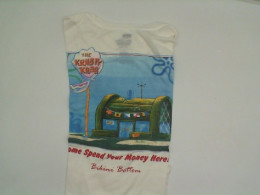 White t-shirt with KRUSTY KRUB print