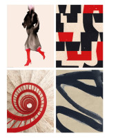 ikea poster Red boots, 30x40 cm 4 piece ikea poster Red boots, 30x40 cm 4 piece