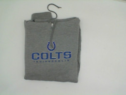 Grey hoodie with COLTS print