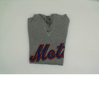 Grey hoodie with Mets print Grey hoodie with Mets print