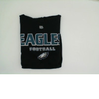 Black hoodie with NFL EAGLES print