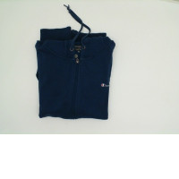 Blue zip-up jacket with hood CHAMPION