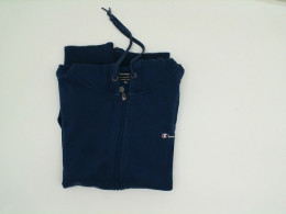 Blue zip-up jacket with hood CHAMPION Blue zip-up jacket with hood CHAMPION