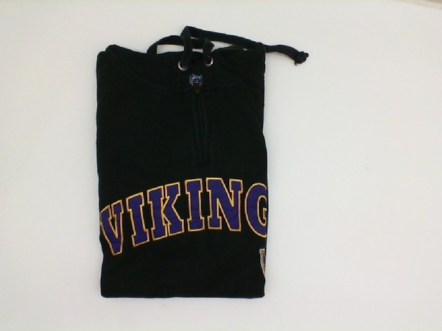 Black hoodie with VIKINGS print Black hoodie with VIKINGS print