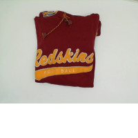 Red hoodie with REDSKINS print