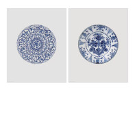 ikea poster decorative dish, 40x50 cm 2 piece