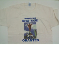 White t-shirt with ORANDES print