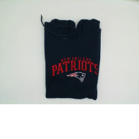 Blue hoodie with NEW ENGLAND PATRIOTS print