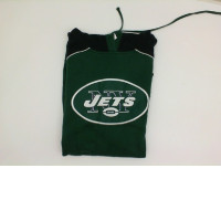 Green hoodie with NY JETS print