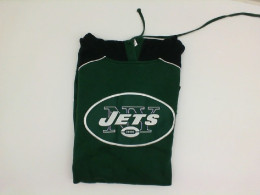 Green hoodie with NY JETS print