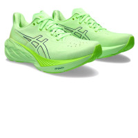 ASICS NOVABLAST 4 Men Running Shoes Color: ILLUMINATE GREEN/LIME BURST