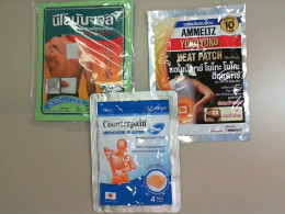 Set of 3 Medical plaster for muscle pain Thailand