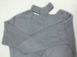Blue collared sweater size M