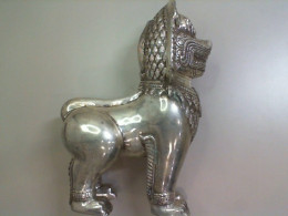Lion statue, iron Thailand