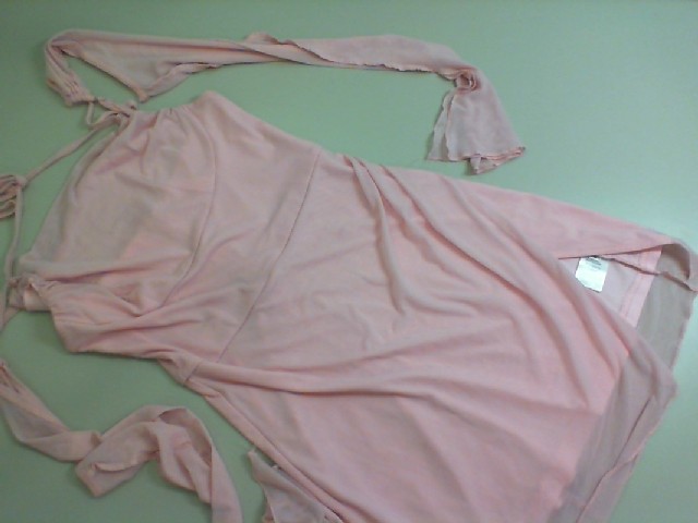 Pink summer women's dress short with long sleeves Pink summer women's dress short with long sleeves