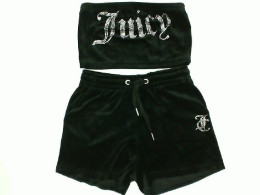 Set Of Black Tank Top & Short Pants (2 Pcs/Set)