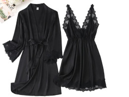 Set Of Sexy Dress Pajamas (2 Pcs/Set)