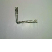 90 degree elbow nut (steel) set 4 pcs