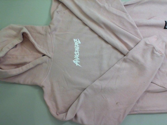 Warm jacket with long sleeves and hood, pink Warm jacket with long sleeves and hood, pink