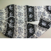 Elephant pattern pants, Thailand