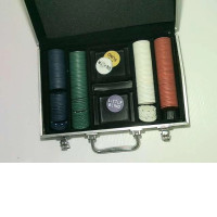 poker chip tray set (plastic)