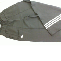 Women's flared trousers, black ADIDAS Women's flared trousers, black ADIDAS