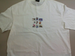 Men's beige T-shirt with a pattern ADIDAS