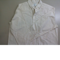 Men's beige striped shirt H&M